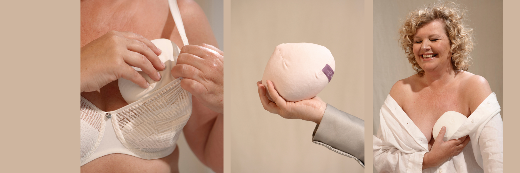 ProudBreast Qups lifestyle textile breast prosthesis